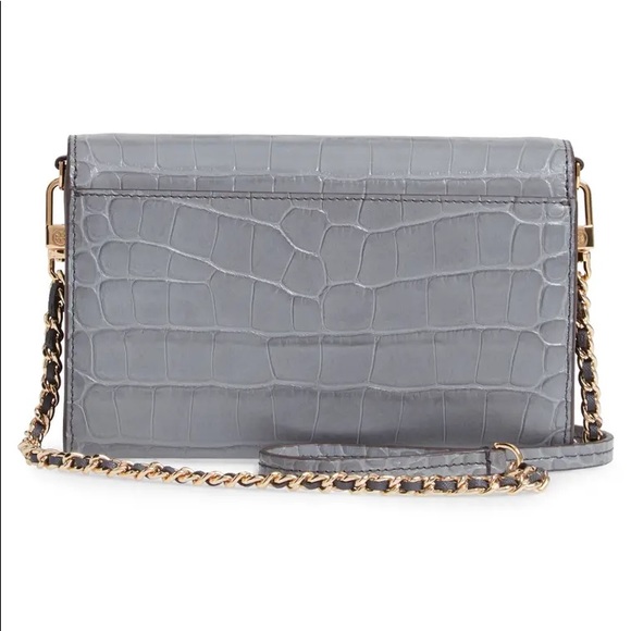 Tory Burch Robinson wallet on chain zink NEW - Picture 2 of 5